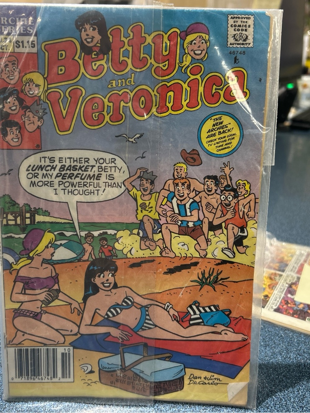 Betty and Veronica Comic Book Beach Cover - Vibrant Multicolor